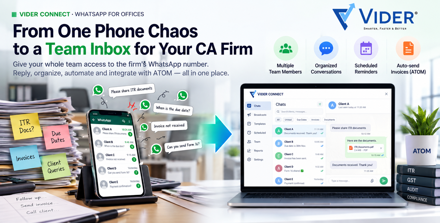 Cover: ₹0.86 a message — do CA firms really need the WhatsApp API? Vider Connect